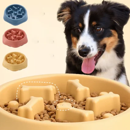Slow Feeder Dog Bowl – Anti-Bloat Puzzle Bowl for Dogs